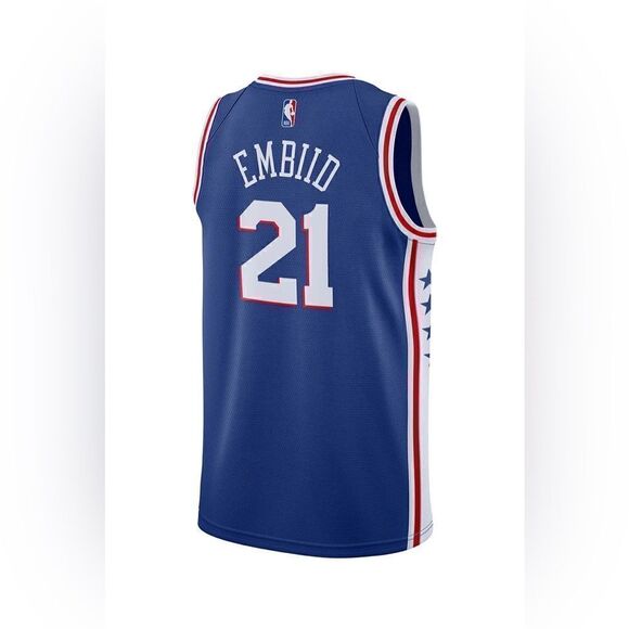 Nike Authentic Joel Embiid NBA Swingman Philadelphia 76ers Jersey - Picture 2 of 7